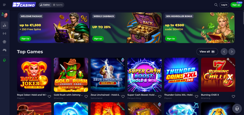 b7 casino booms