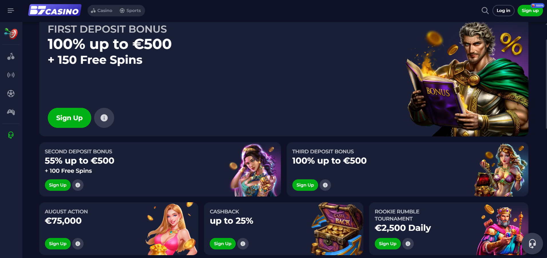 b7 casino jackpot