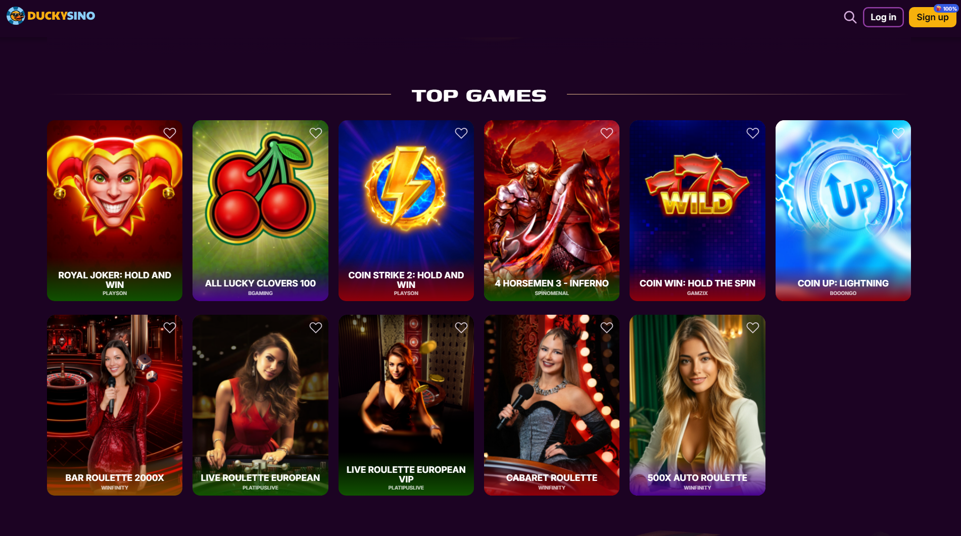 duckysino casino rollette