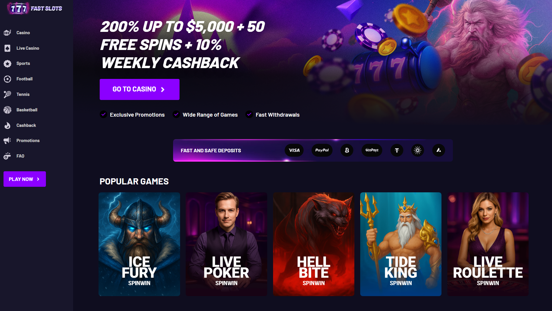 fastslots casino live
