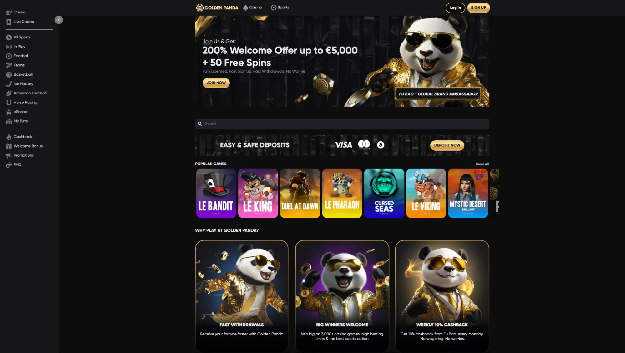 golden panda bet
