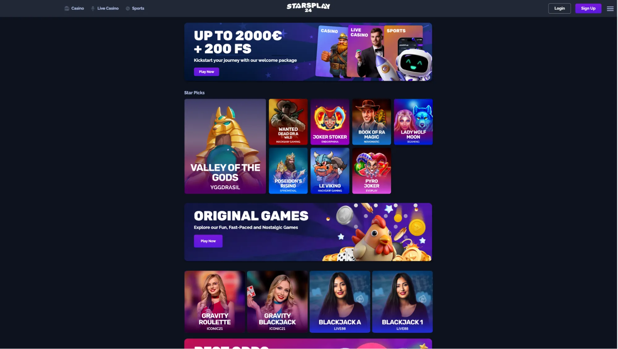 starplay24 casino live